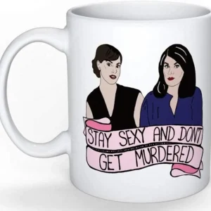 Morbid podcast Stay Sexy and Don't Get Murdered Mug