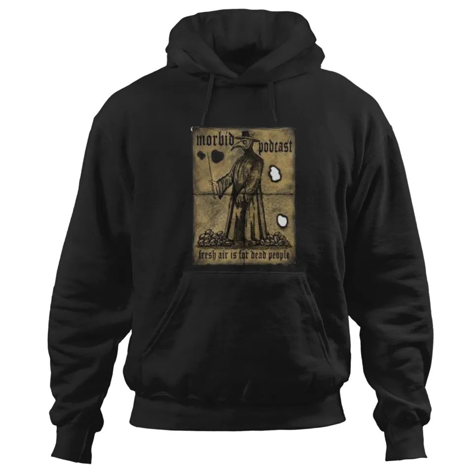 Morbid Podcast Vintage Plague Doctor Hoodie