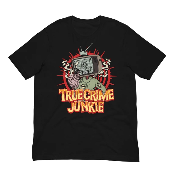 Morbid Podcast - True Crime Junkie TTPM2303 T-shirt