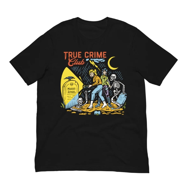 Morbid Podcast - True Crime Club Retro TTPM0304 T-shirt