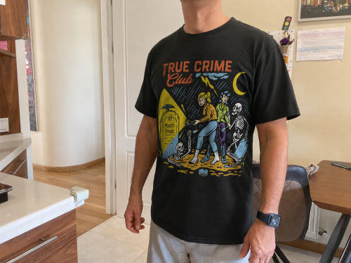 Morbid Podcast - True Crime Club Retro TTPM0304 T-shirt photo review