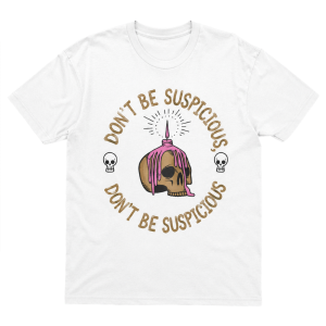 Don't Be Suspicious Skull Candle LA2805rd T-shirt