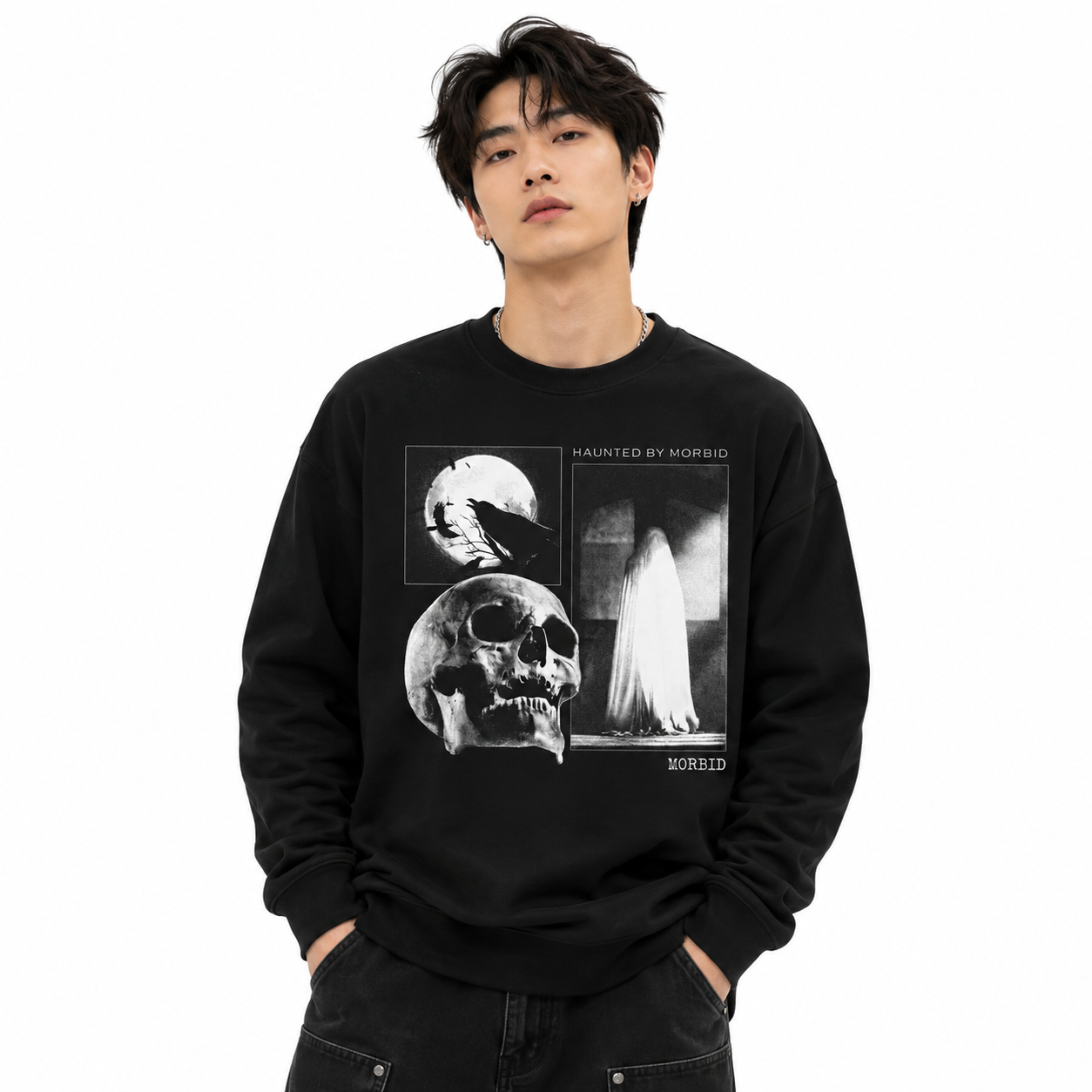 Haunted Silhouette LA 1806 Sweatshirt 2 - Morbid Podcast Merch 6f4ae3d8 5187 4e81 8e7b 37dda81158e4 - Morbid Podcast Merch