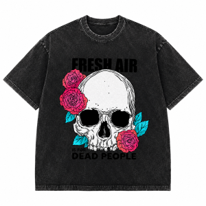 Fresh Air Is Dead People Morbid Podcast DTNK0107 Washed Shirt