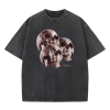 Gothic Skull Trio LA 1806 Washed T-shirt