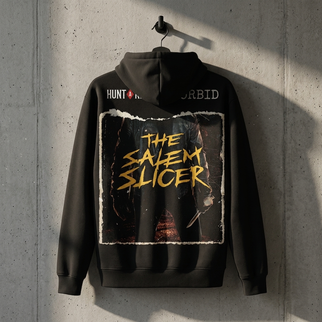 Morbid x Hunt A Killer The Salem Slicer Zip Hoodie 6 - Morbid Podcast Merch studio mockup 6 13 1 - Morbid Podcast Merch